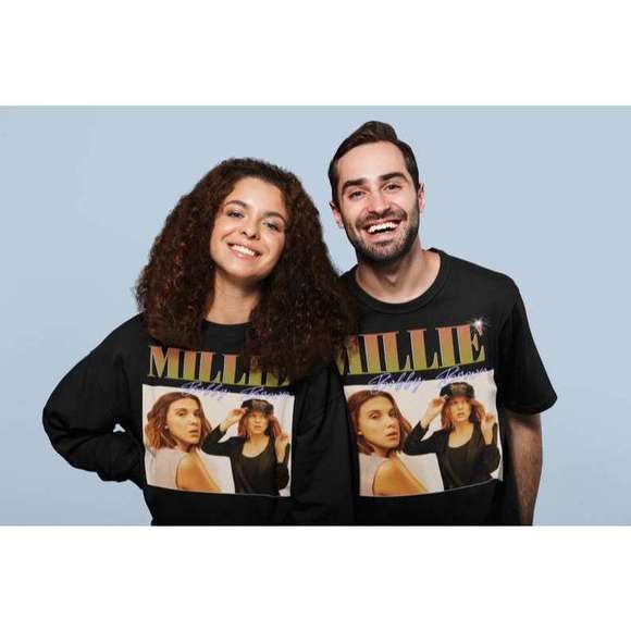 Millie Bobby Brown T Shirt Actress - Picture 1 of 4